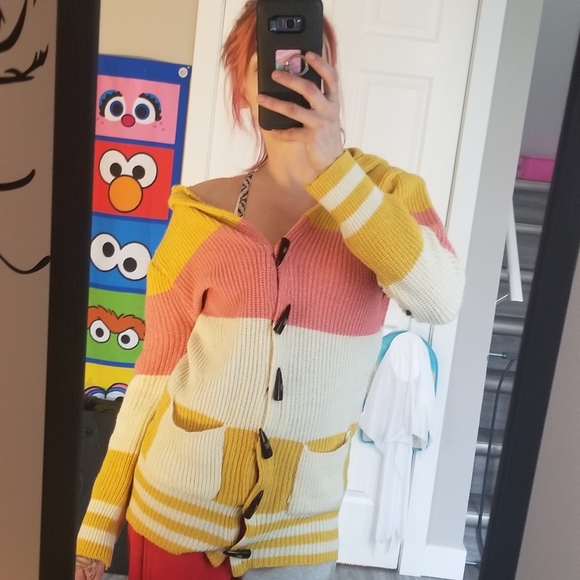 Cable and gauge sweater - Picture 6 of 8